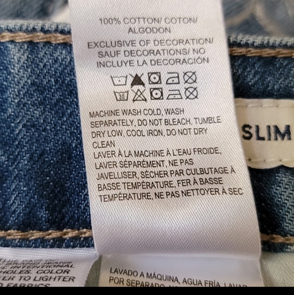 Lucky Brand Blue Sienna Embroidered Boyfriend Jeans Size 2 - Picture 6 of 8